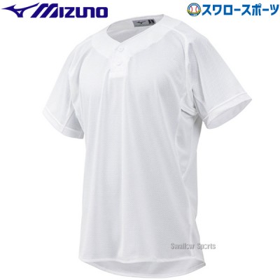 ミズノ ウェア ユニフォーム シャツ 練習用シャツ セミハーフボタンタイプ 12JC8F6901 Mizuno 