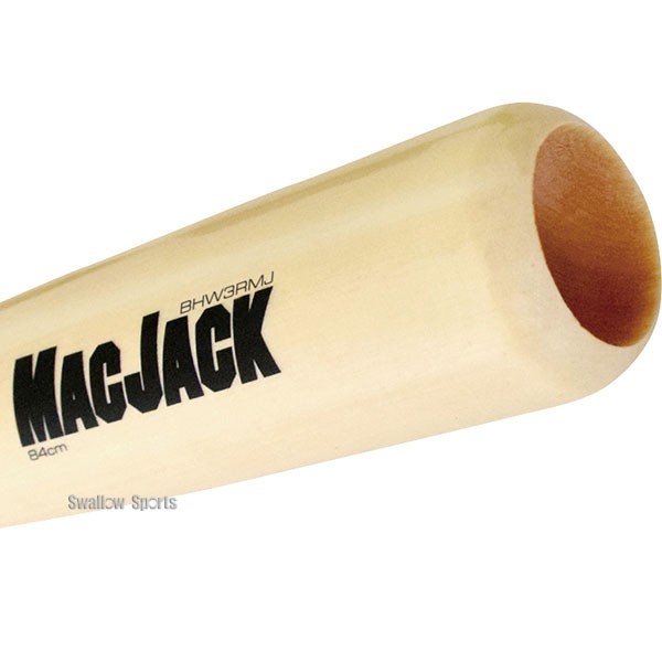 【4/27 本店限定 ポイント7倍】 野球 ローリングス 硬式木製バット MAC JACK ハードメイプル 中国製 BFJマーク BHW3FRMJ Rawligs