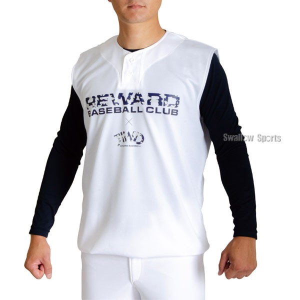 野球 レワード ウエア ユニフォームシャツ アップシャツ ノースリーブ UFS-124N REWARD 野球用品 スワロースポーツ