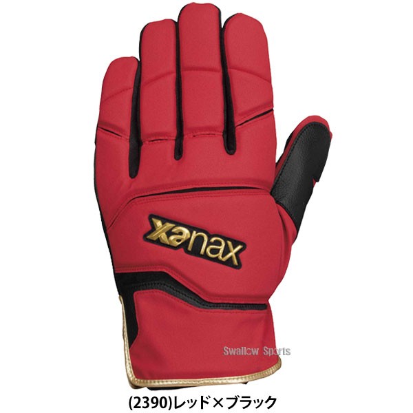 野球 ザナックス 走塁用手袋 両手用 BSG107 XANAX