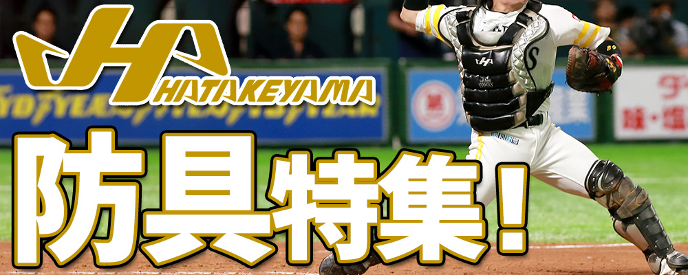 野球ハタケヤマキャッチャー防具　hatakeyama