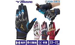 野球 ミズノ 限定 バッティンググローブ バッティング 手袋 シリコンパワーアークLI W-Leather 両手用 1EJEA501 MIZUNO