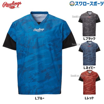 野球 ローリングス ウエア ウェア  V-Tシャツ 半袖 AST13S01 RAWLINGS