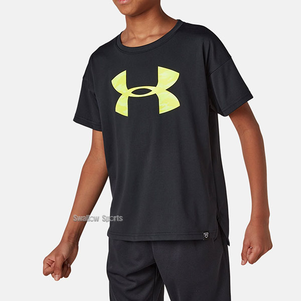 アンダーアーマー Ua ウェア Tシャツ Ua テック ユース ビッグ ロゴ ショート スリーブ シャツ 少年用 野球用品専門店 スワロースポーツ 激安特価品 品揃え豊富