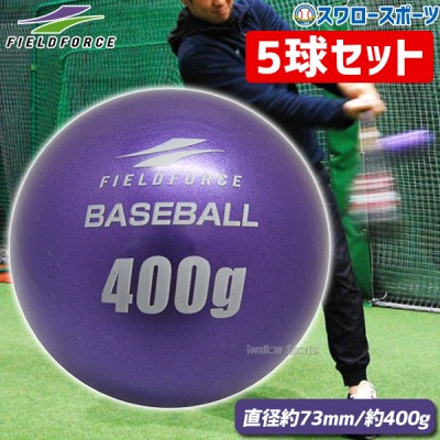 野球 フィールドフォース バッティング練習 サンドボール インパクトパワーボール 400g 5球セット FIMP-400G-EC Fieldforce