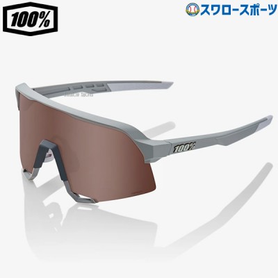 野球 100％ ワンハンドレッド アクセサリー サングラス S3 Soft Tact Stone Grey-HiPER Crimson Silver M-Lens 60005-00010