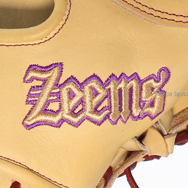 野球  ジームス 限定 直刺繍ラベル 湯もみ型付け済み 硬式 ファーストミット 一塁手用 日本製 高校野球対応 SV-405FMSW グラブフォルダー ZW-2-3 セット Zeems
