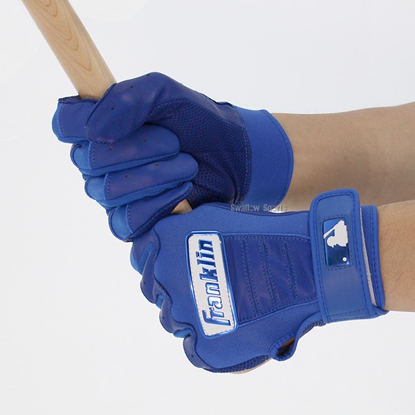 野球 フランクリン スワロー限定 COSTOM バッティンググローブ 手袋 ブルー CFX 両手用 手袋ハンガー セット SWCT6-23576 Franklin 新商品 野球用品 スワロースポーツ