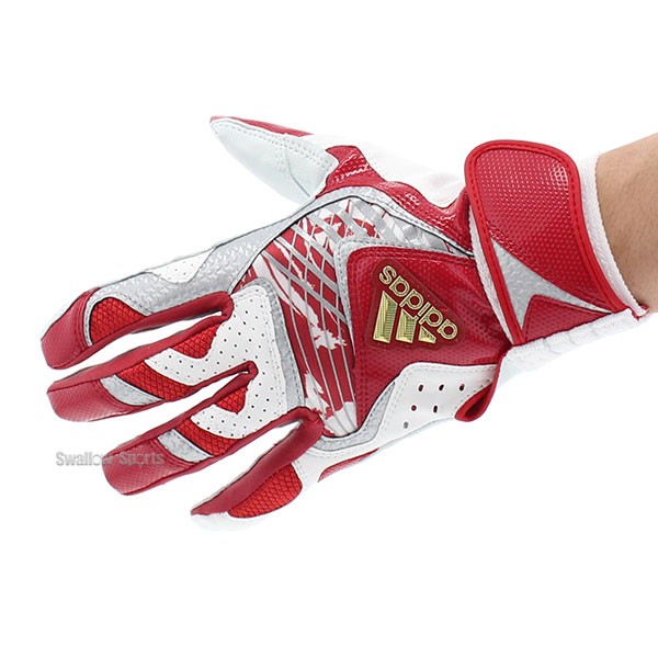 野球 アディダス バッティンググローブ バッティング手袋 両手用 草野球 軟式野球 プロモデル LBG201
