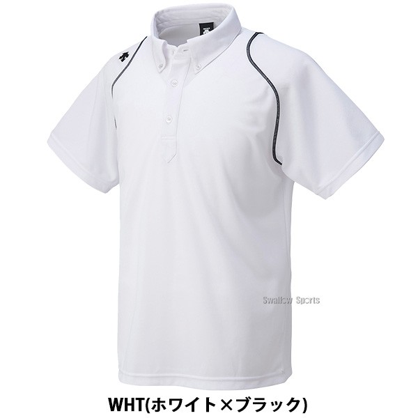 20％OFF  野球 デサント ウェア ウエア ボタンダウンポロシャツ 半袖 チームウェア DTM-4600B DESCENTE