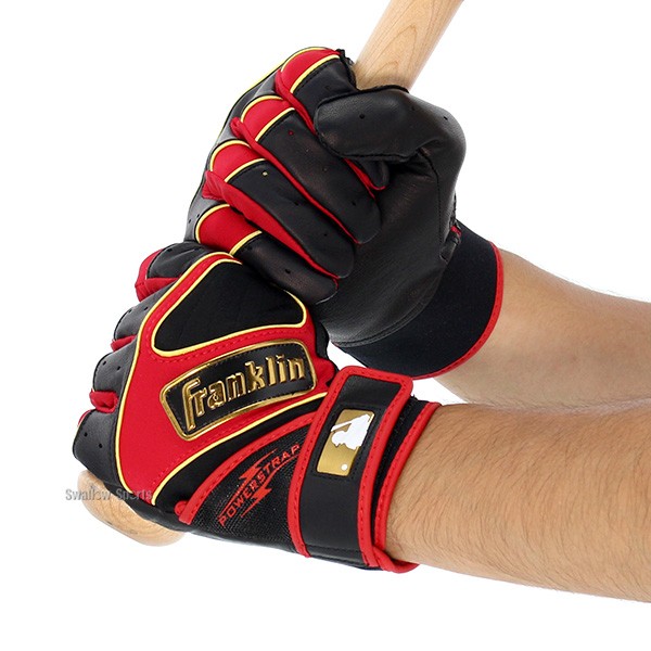 野球 フランクリン バッティンググローブ Bijoux 宝石 両手 手袋 両手用 オニキス 成功を象徴 バッティンググラブ ONYX franklin
