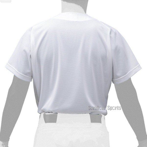 野球 ミズノ 試合用 ユニフォーム シャツ オープンタイプ ウェア 半袖 メッシュ 12JC0F43 MIZUNO