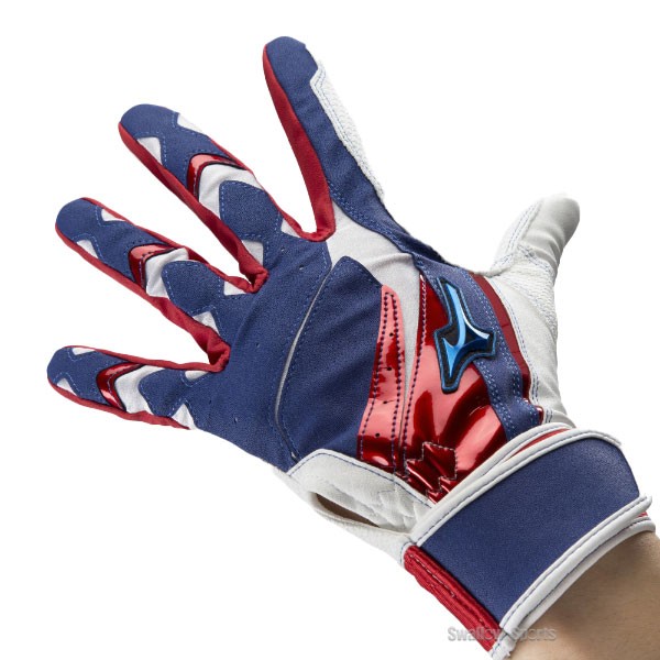 野球 ミズノ 限定 バッティンググローブ バッティング 手袋 WILLDRIVE BLUE 両手 両手用 1EJEA528 MIZUNO 野球用品 スワロースポーツ