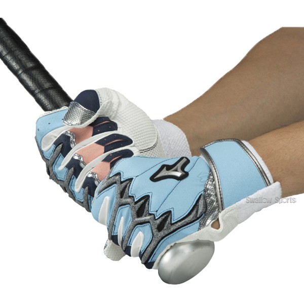 野球 ミズノ 限定 少年用 バッティンググローブ バッティング 手袋 シリコンパワーアークLI レプリカ セレクションモデル 両手 両手用 1EJEY525 輝動 MIZUNO 野球用品 スワロースポーツ