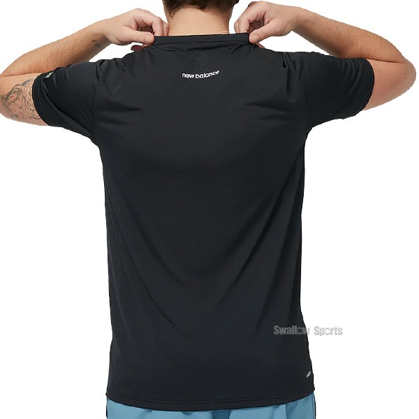 野球 ニューバランス ウエア ウェア Accelerate グラフィック ショートスリーブ Tシャツ 半袖 丸首 MT23224 newbalance