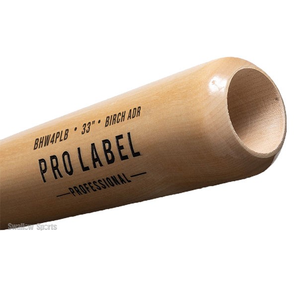 野球 ローリングス 硬式 木製バット PRO LABEL バーチ BFJマーク BHW4PLB Rawligs