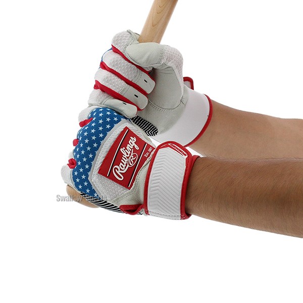 25％OFF ローリングス バッティンググローブ 両手 手袋 パッチロゴバッティンググラブ USA MODEL 両手用 WH22BG rawlings