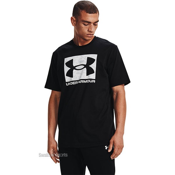 野球 アンダーアーマー UA ウェア Tシャツ UAカモ ボックス ロゴ ショートスリーブ 半袖 1361673