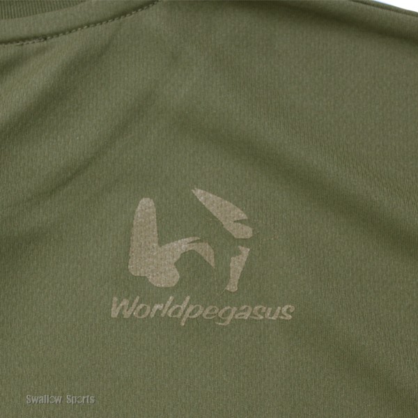 野球 ワールドペガサス ウエア ウェア Tシャツ サークルWP 半袖 丸首 WAPTS402 WORLD PEGASUS 野球用品 スワロースポーツ